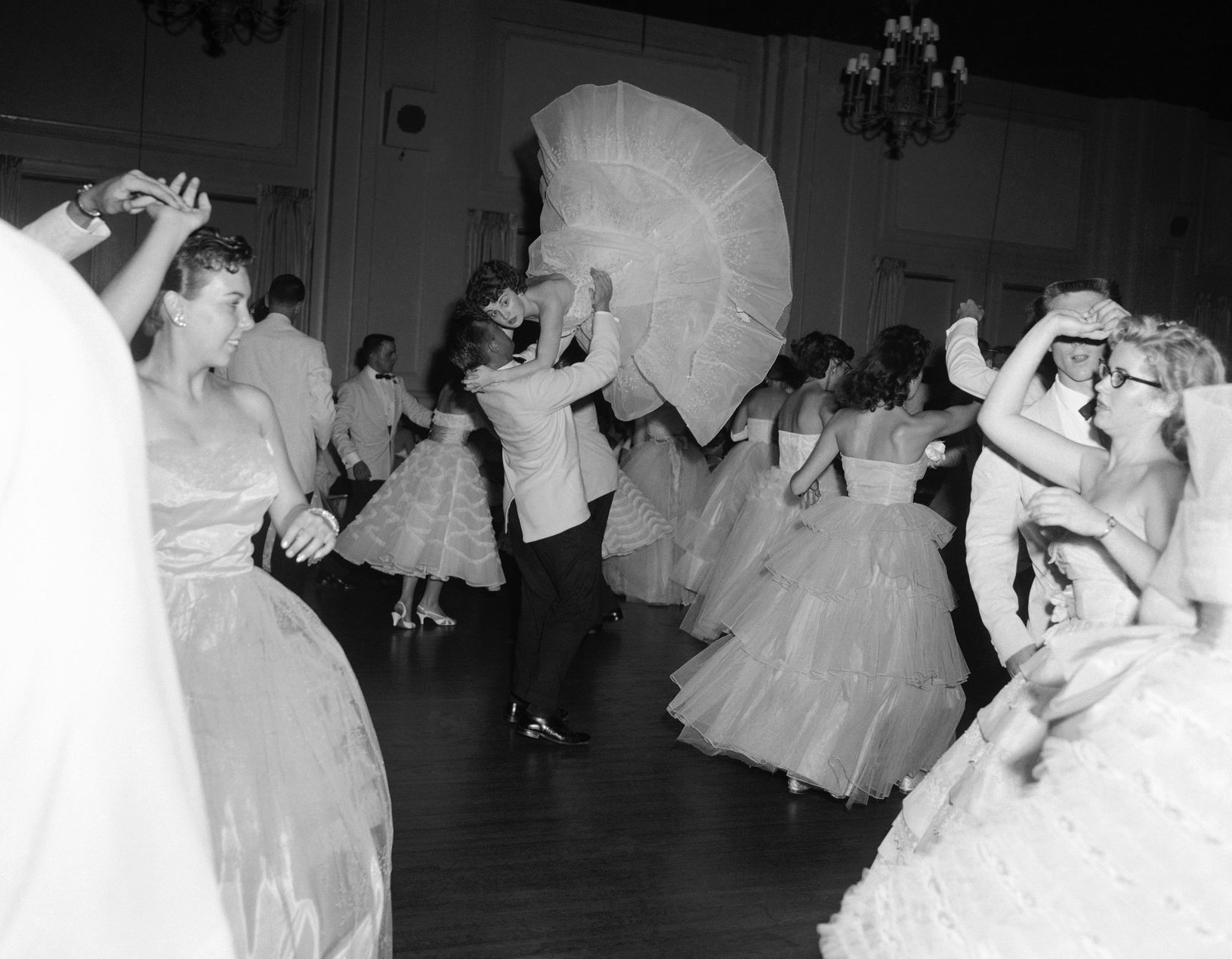 High School PROM dancing 1957